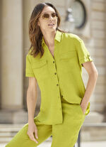 Bluse mit Reverskragen LIMETTE