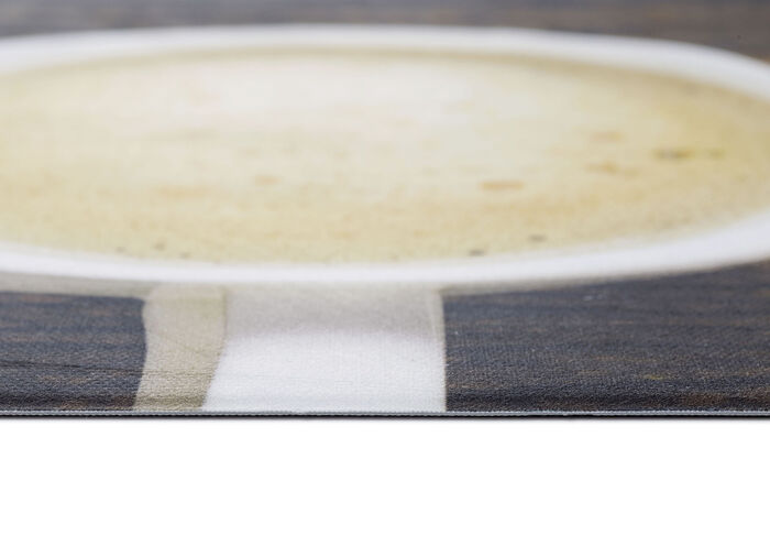 Küchenläufer Kaffeetassen, mit rutschhemmender Rückseite BRAUN