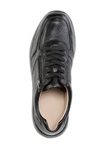 GINO GALANTE, klassische Herren-Sneaker, mit Rei&szlig;verschluss SCHWARZ