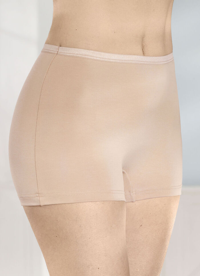 Viererpack Pants mit dezent glänzendem Elastikbund  