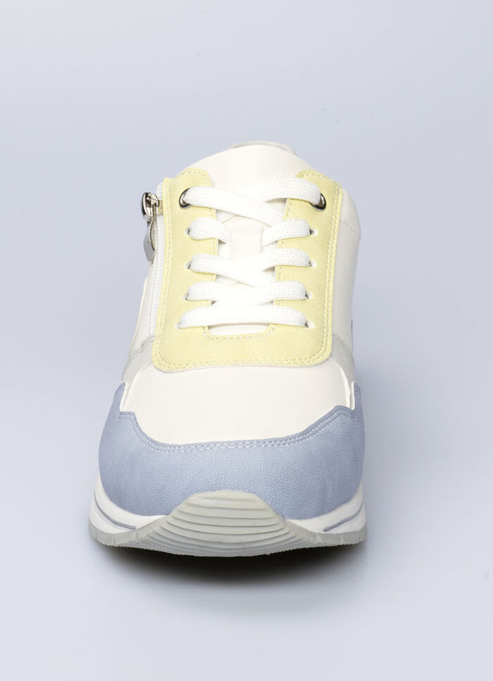 Komfort-Sneaker Simone in Leder- und Veloursleder-Optik 