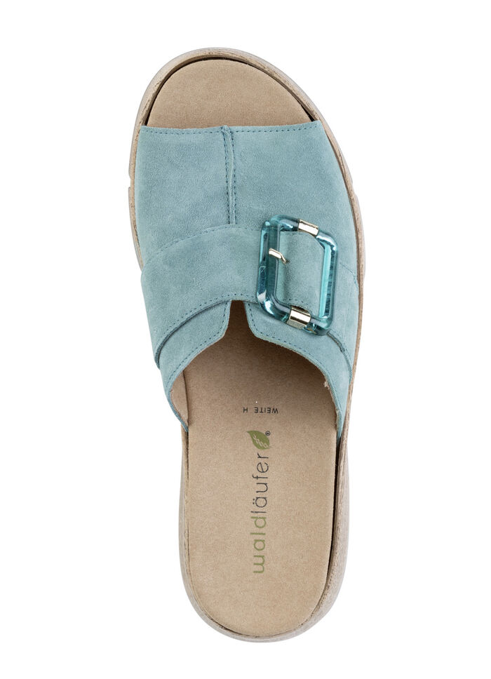 Waldl&auml;ufer Pantolette mit Zier-Schlie&szlig;e JADEGR&Uuml;N