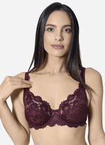 Sassa Zweierpack B&uuml;gel-BH aus Elastikspitze 1X BURGUND, 1X PUDER