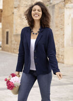 Blusenjacke mit Knopfleiste 