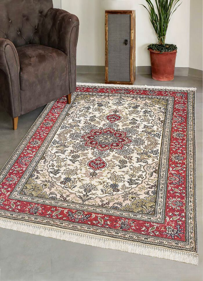 Br&uuml;cken, Galerie und Teppiche in Seidenoptik BEIGE