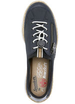 Rieker, sportliche Damen-Sneaker, mit MemoSoft Decksohle DUNKELBLAU