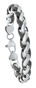 Markantes Armband aus Edelstahl 
