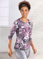 Shirt in Floraldessin BEERE-MULTICOLOR