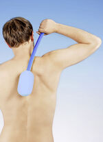 Badeschwamm mit 2 verschiedenen Oberflächen 