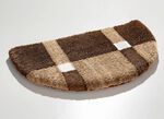 Badgarnitur mit rutschhemmender R&uuml;ckseite BEIGE-BRAUN
