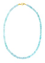 Halskette mit echt Aquamarin 