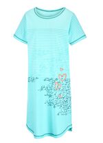 Nachthemd, knielang und kurzen &Auml;rmeln 