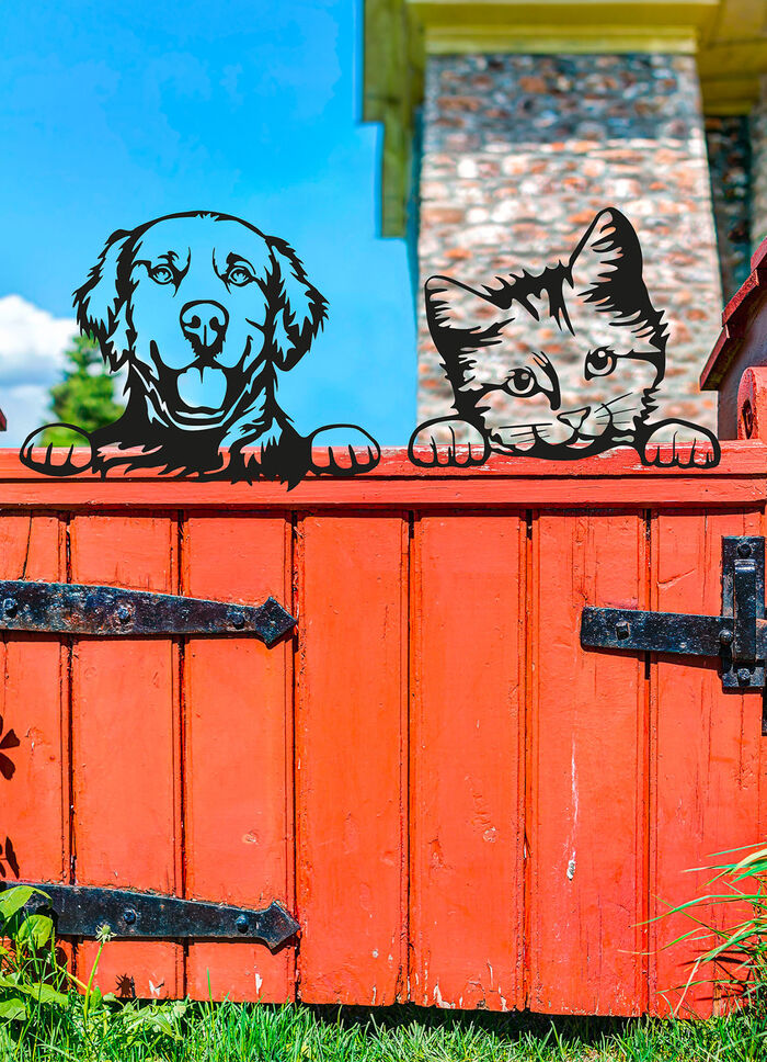 Zaunfigur aus Spezialstahl 