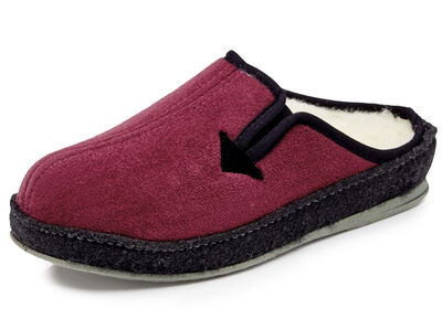 Atmungsaktive Damen-Hauschuhe, mit Gummizug 