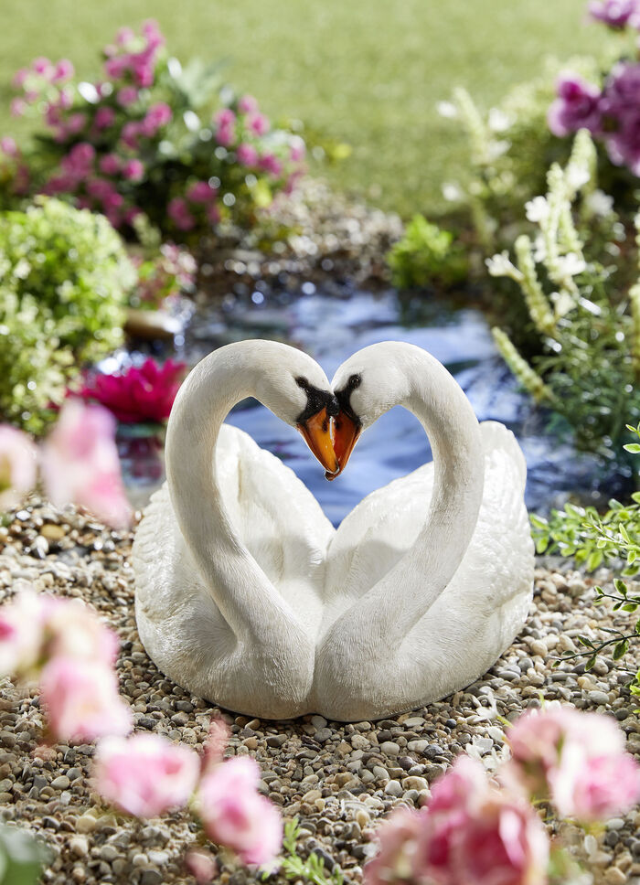 Wetter- und frostbeständige Schwäne 