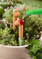 Bew&auml;sserungsw&uuml;rmer aus Terracotta, 4er-Set 