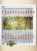 Bezaubernde Kurzgardine mit Stangendurchzug 