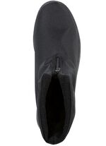 Stiefelette mit Frontrei&szlig;verschluss SCHWARZ