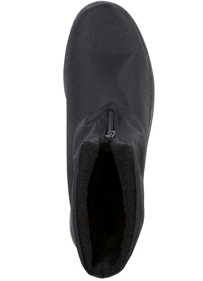 Stiefelette mit Frontrei&szlig;verschluss SCHWARZ