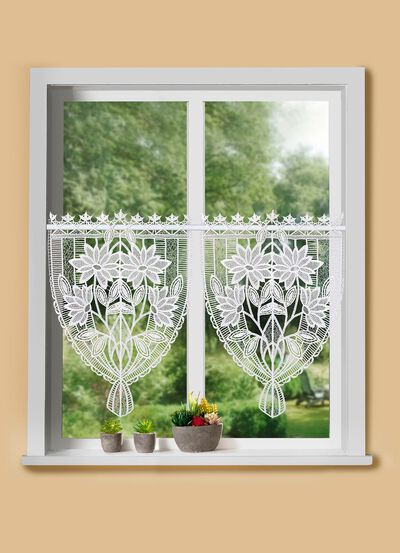 Scheibenh&auml;nger Margerite aus echter Plauener Spitze 