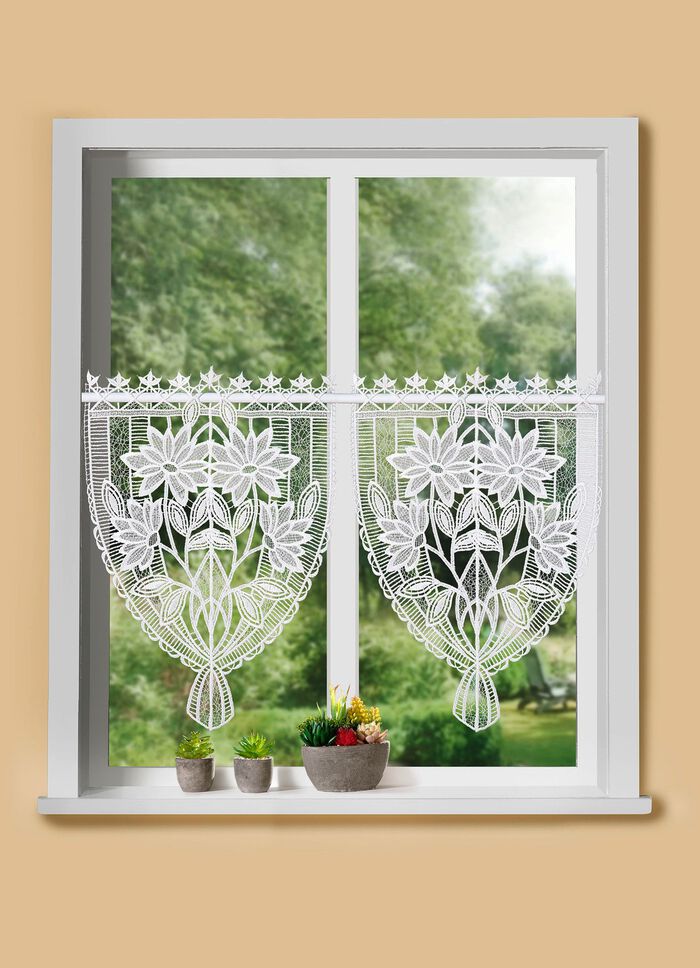 Scheibenh&auml;nger Margerite aus echter Plauener Spitze 