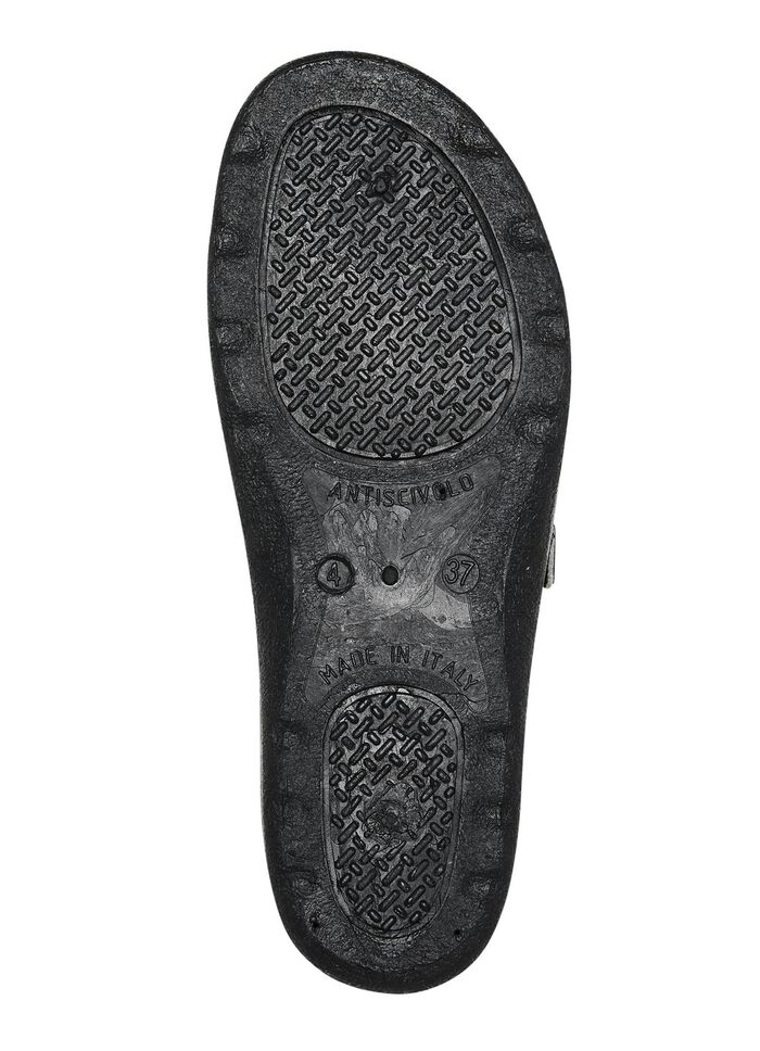 Zweierpack klassische Damen-Pantoletten, Weite H, mit Klettverschluss 