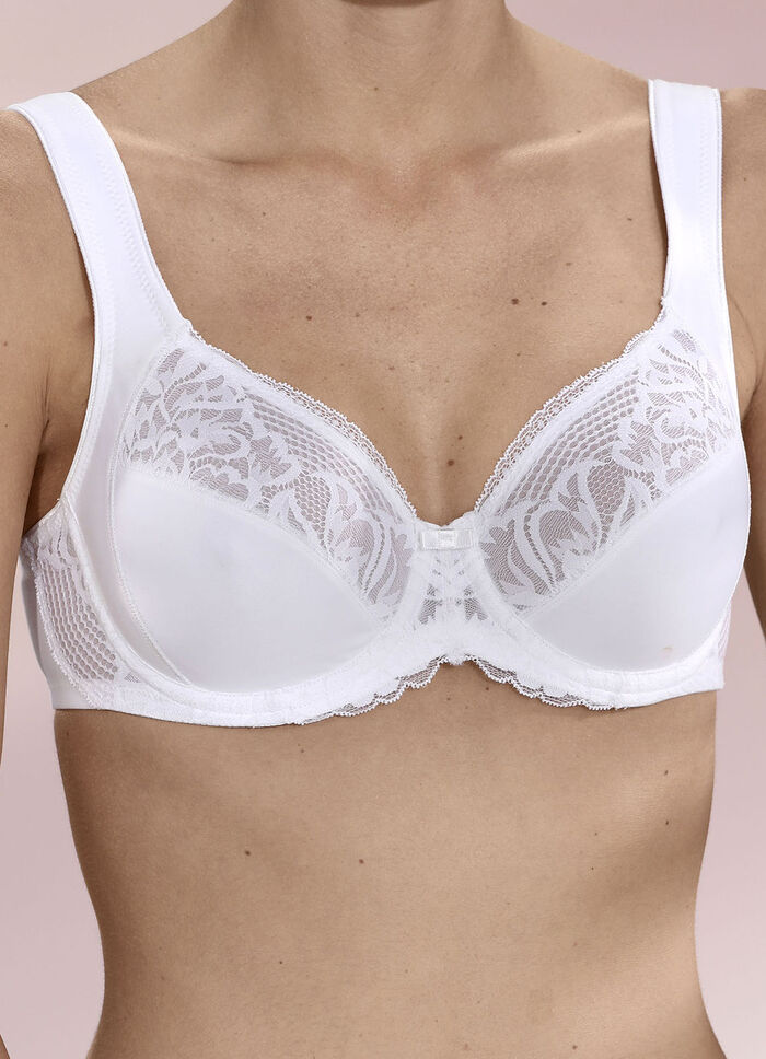 Triumph Modern Lace+Cotton Bügel-BH mit Elastikspitze 