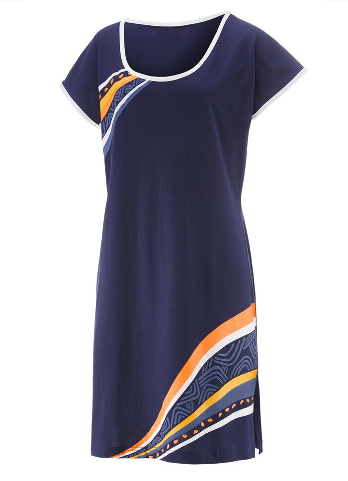 Zweierpack Nachthemden, k&uuml;rzer geschnitten aus Baumwolle 