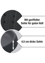 Wolkenhausschuh Relaxvital SCHWARZ