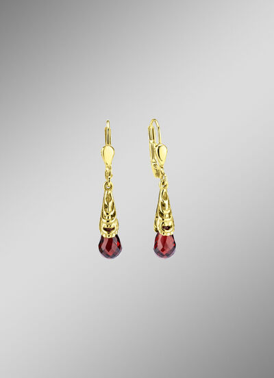 Filigrane, tropfenförmige Ohrringe  