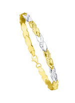 Charmantes Armband in Bicolor 