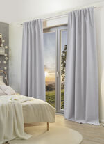 Verdunkelungsschal mit Multifunktionsband GRAU