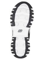 SKECHERS, sportliche Damen-Sneaker, mit herausnehmbarem Fu&szlig;bett SCHWARZ-WEISS