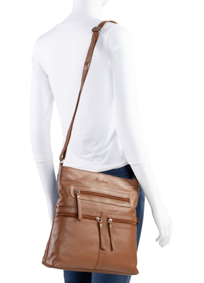 Laurina, Tasche, Damen, mit verstellbarem Umhängeriemen COGNAC