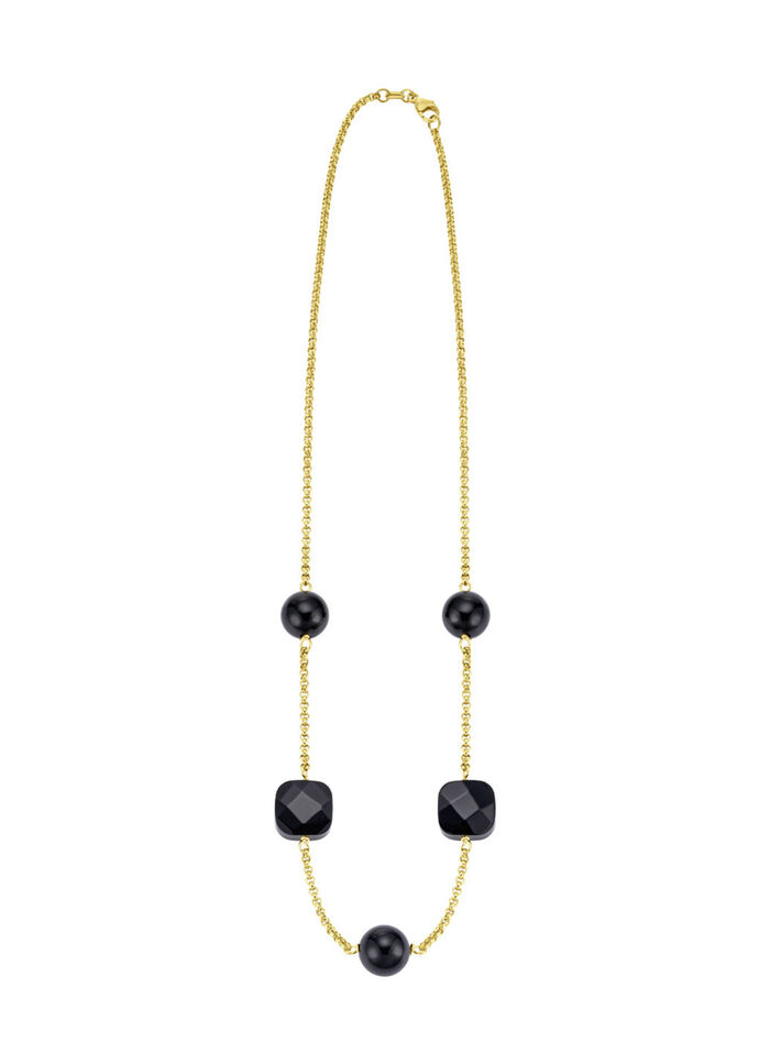 Halskette mit echtem Achat 