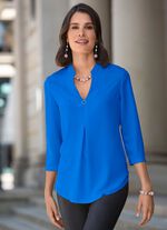 Tunika mit V-Ausschnitt ROYALBLAU