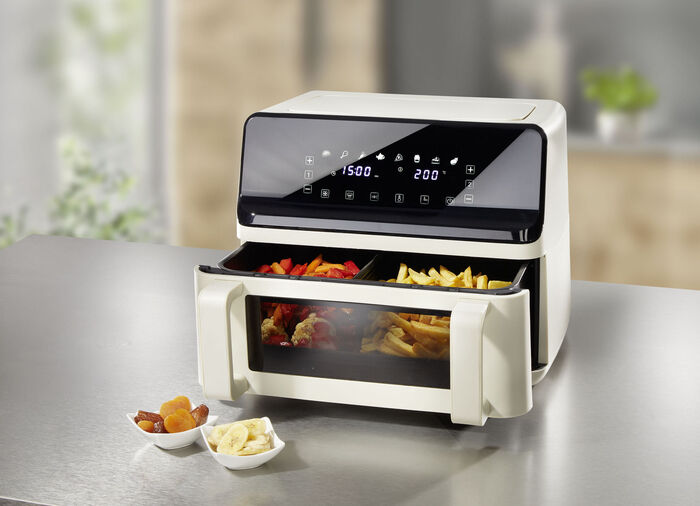 Digitale Heißluftfritteuse mit Touchdisplay CREME