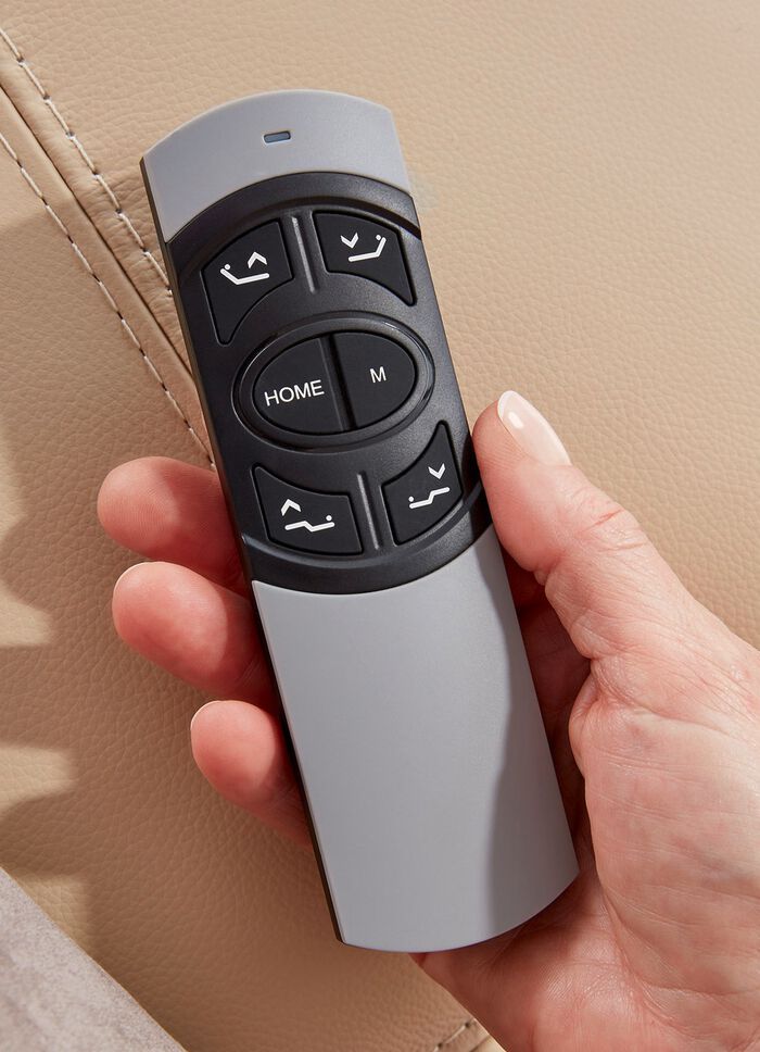 Leder-Polsterecke mit Relax-Funktion BRAUN