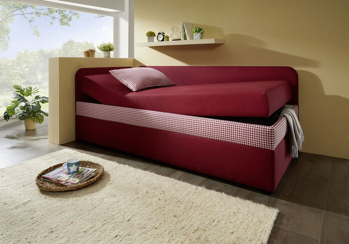 Studioliege mit stabilem Holzgrundgestell BORDEAUX