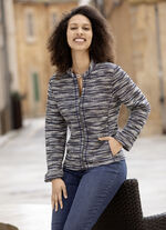 Blusenjacke aus Bouclé 