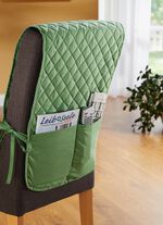 Stuhlhusse mit Taschen und Bandeinfassung 