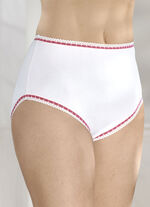 Siebenerpack Slips mit Kontrastabschlüssen 