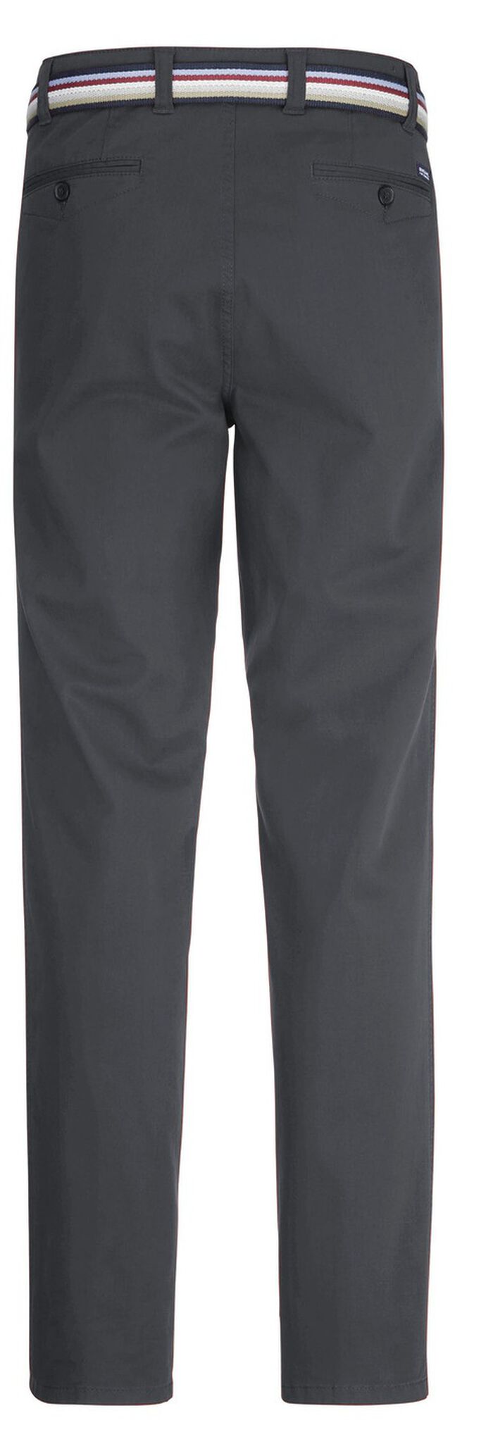 "Br&uuml;hl"-Hose mit G&uuml;rtel in 3 Farben DUNKELGRAU