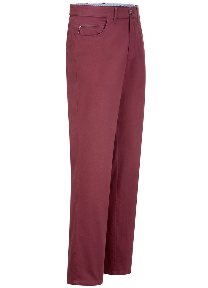 Komfortable "Francesco Botti"-Hose in 3 Farben DUNKELROT