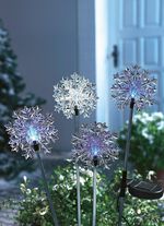 Solarstecker, Eiskristalle 4er-Set 