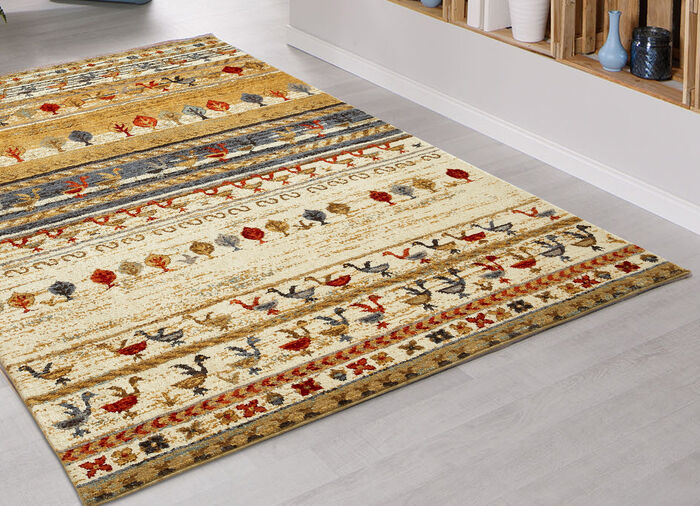 Pflegeleichte und robuste Brücken und Teppiche BEIGE