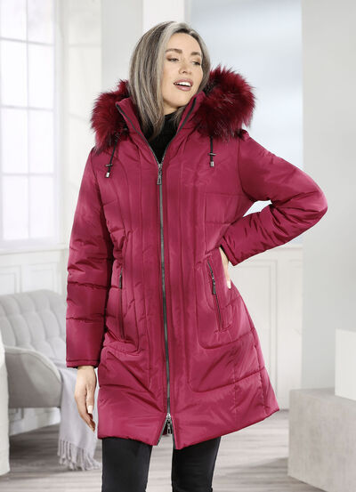 Kurzmantel mit 2-Wege-Reißverschluss 