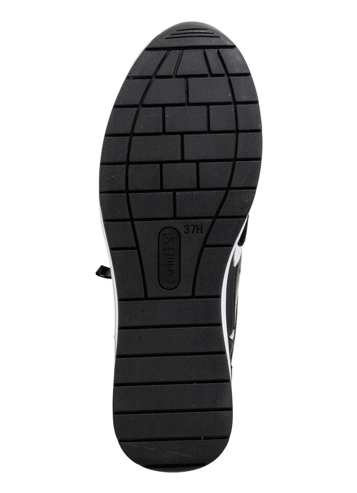 ELENA EDEN, sytlische Damen-Sneaker, Weite H, mit herausnehmbarem Fußbett SCHWARZ-WEISS