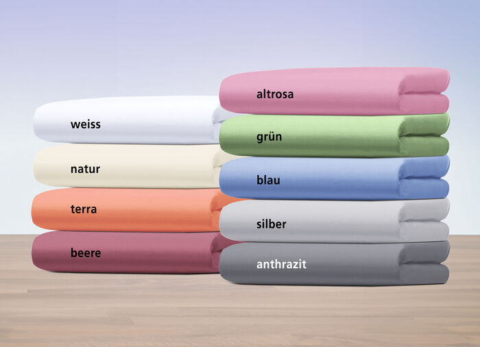Fein-Single-Jersey Spannbetttücher ALTROSA