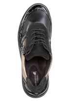 Schn&uuml;r-Sneaker aus Nappaleder  